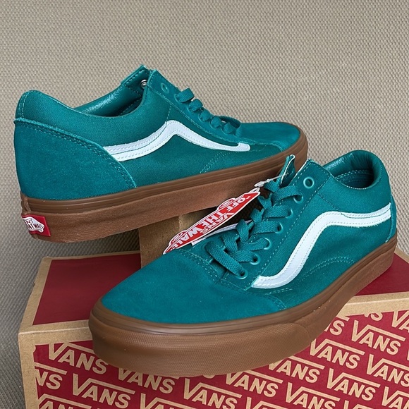 Vans Old Skool Quetzal Green / Gum mens - Picture 10 of 16